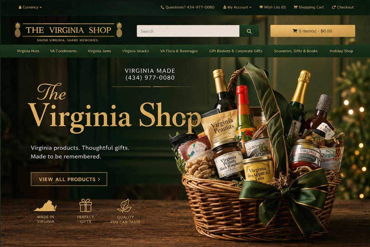 Gourmet E-Commerce Redesign β after
