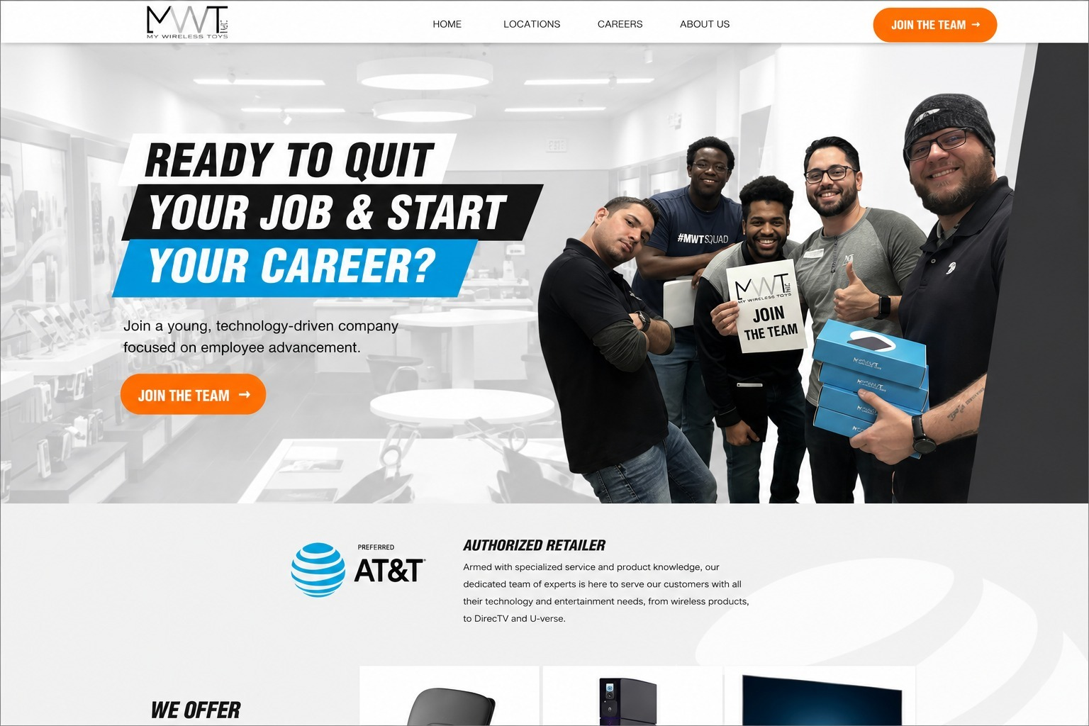 Marketing Site Redesign β before